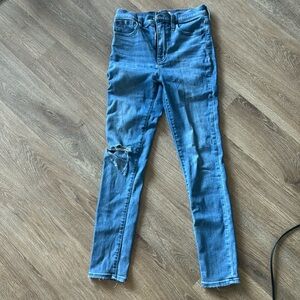 11” roadtripper Madewell jeans